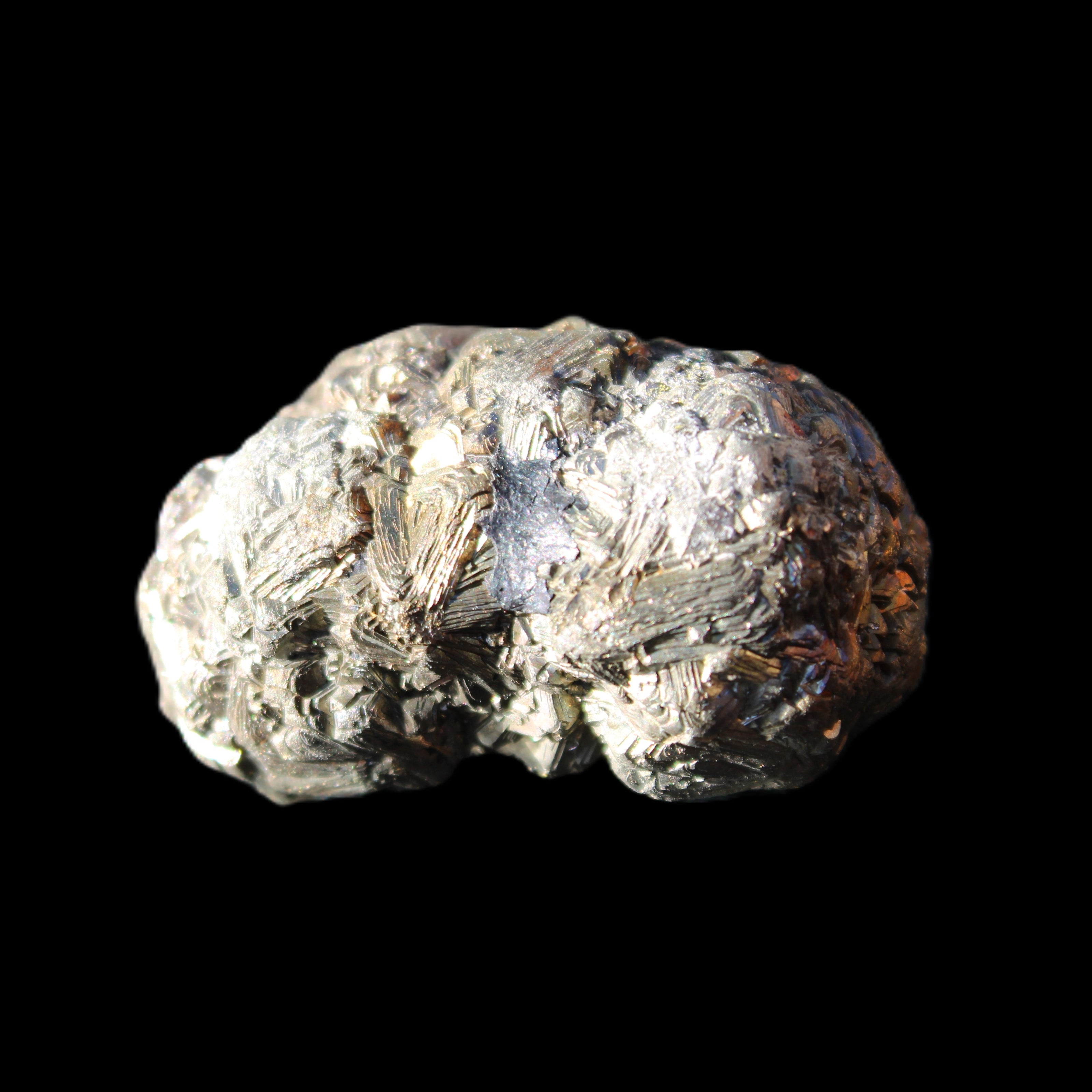 Chalcopyrite cluster from Pakistan 37*22*22mm 53g in sunlight - Rocks and Things Store