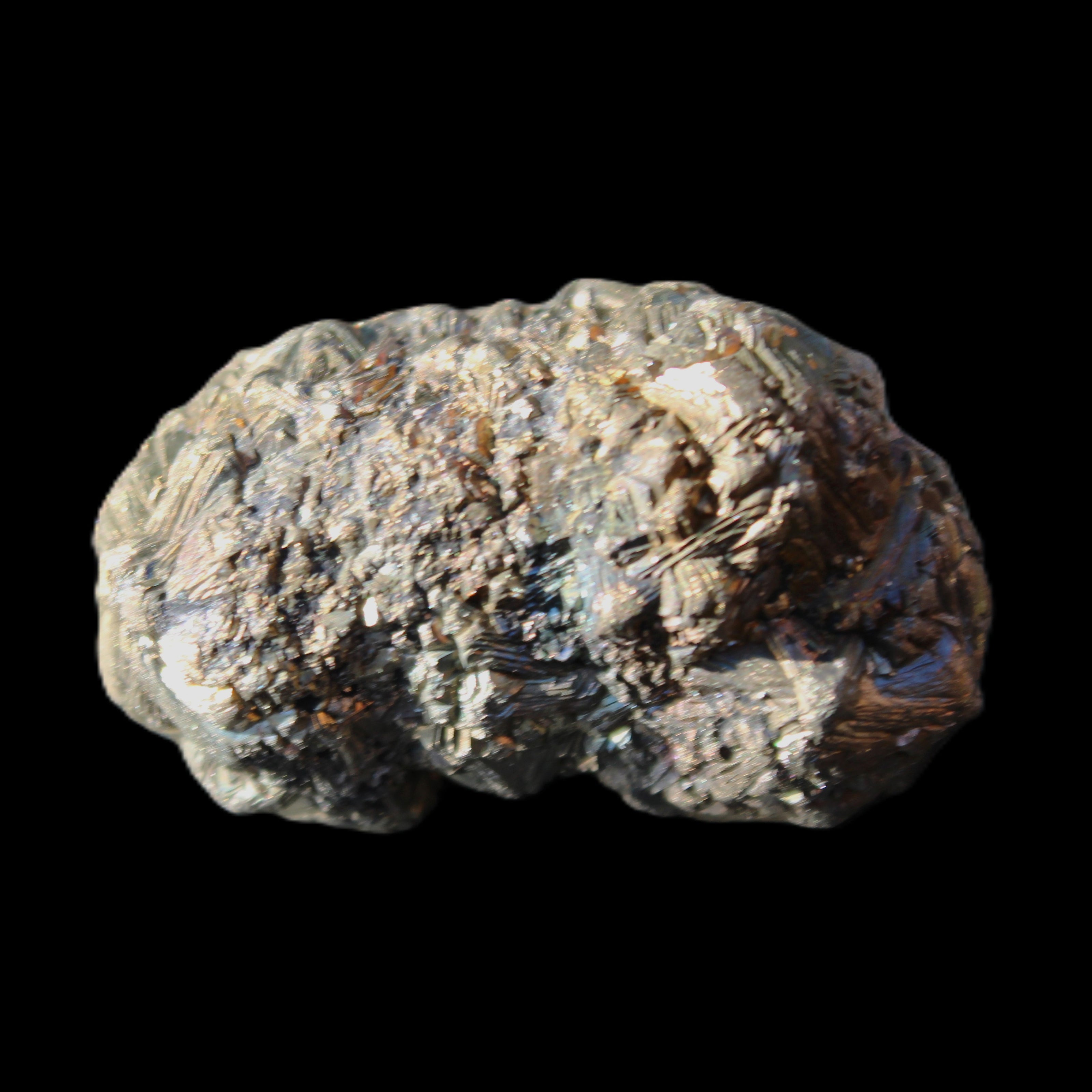 Chalcopyrite cluster from Pakistan 37*22*22mm 53g in sunlight - Rocks and Things Store