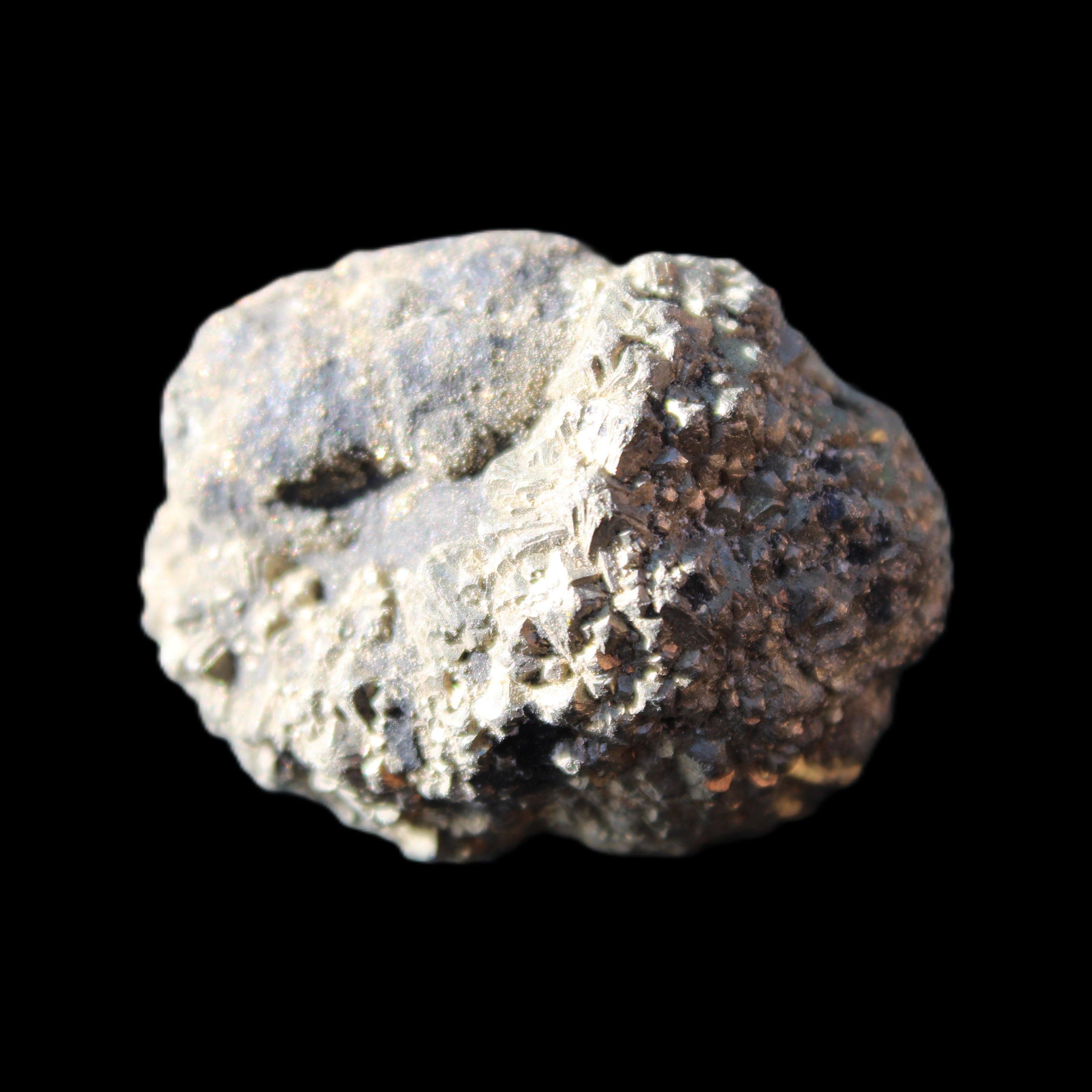 Chalcopyrite cluster from Pakistan 37*29*29mm 70g in sunlight - Rocks and Things Store