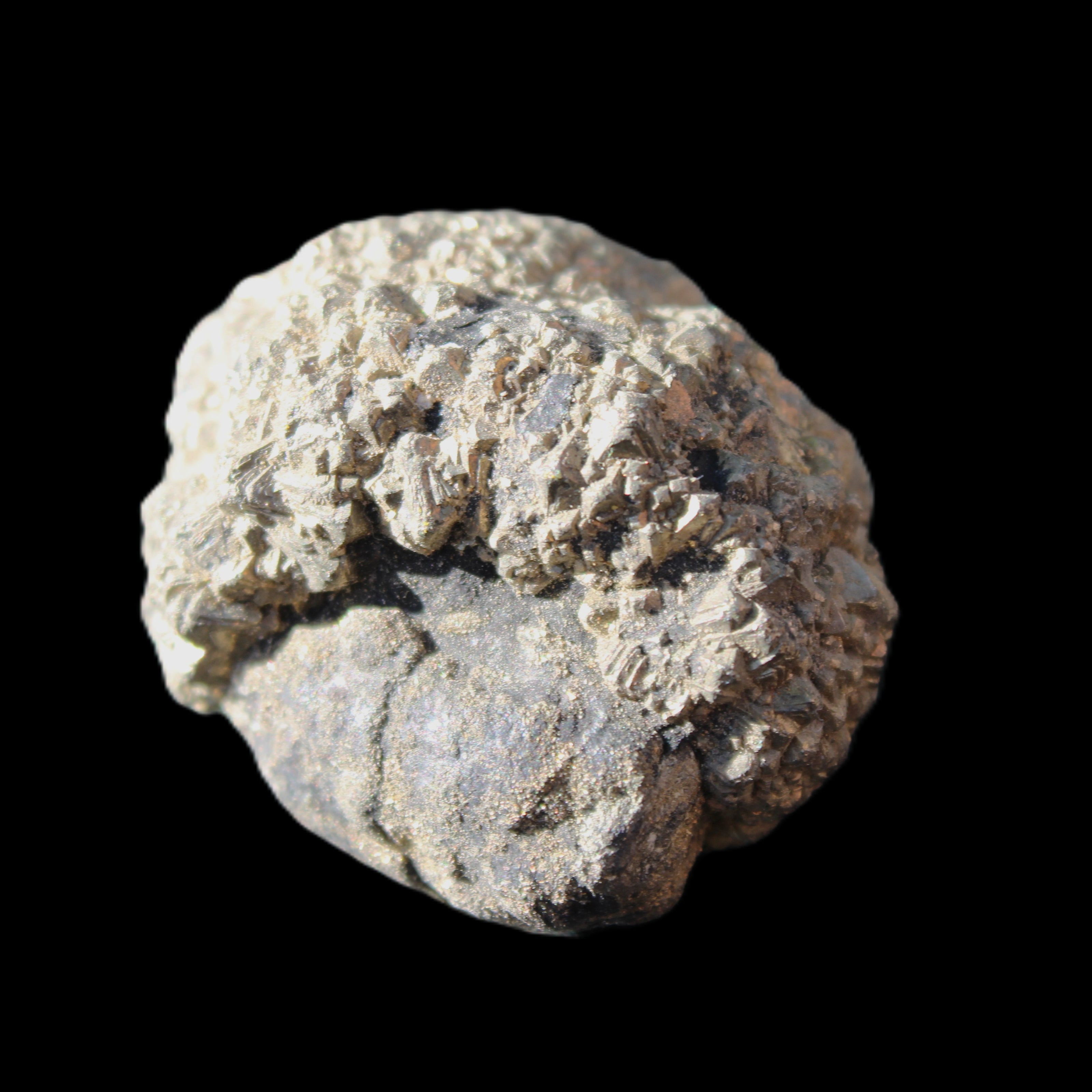 Chalcopyrite cluster from Pakistan 37*29*29mm 70g in sunlight - Rocks and Things Store