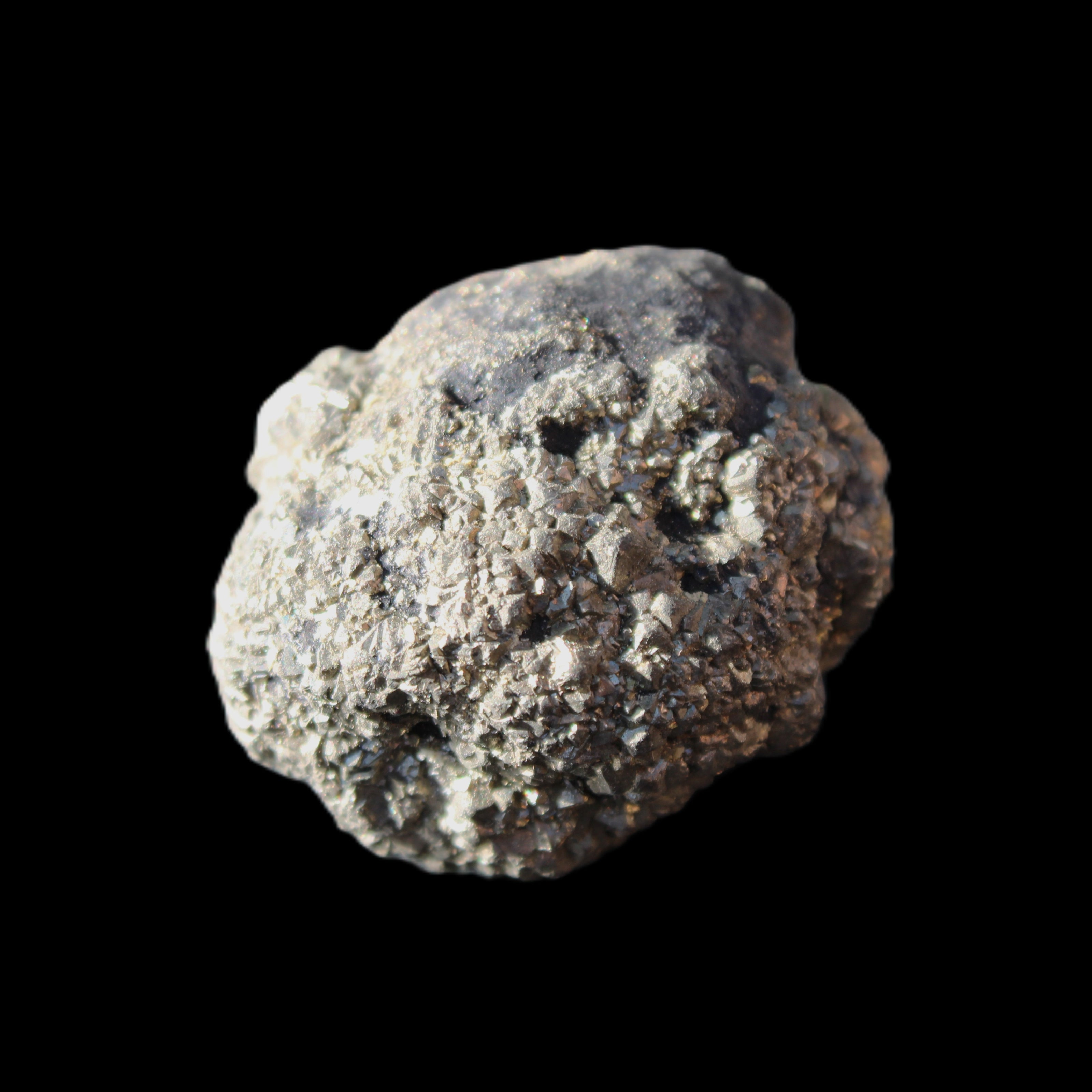 Chalcopyrite cluster from Pakistan 37*29*29mm 70g in sunlight - Rocks and Things Store