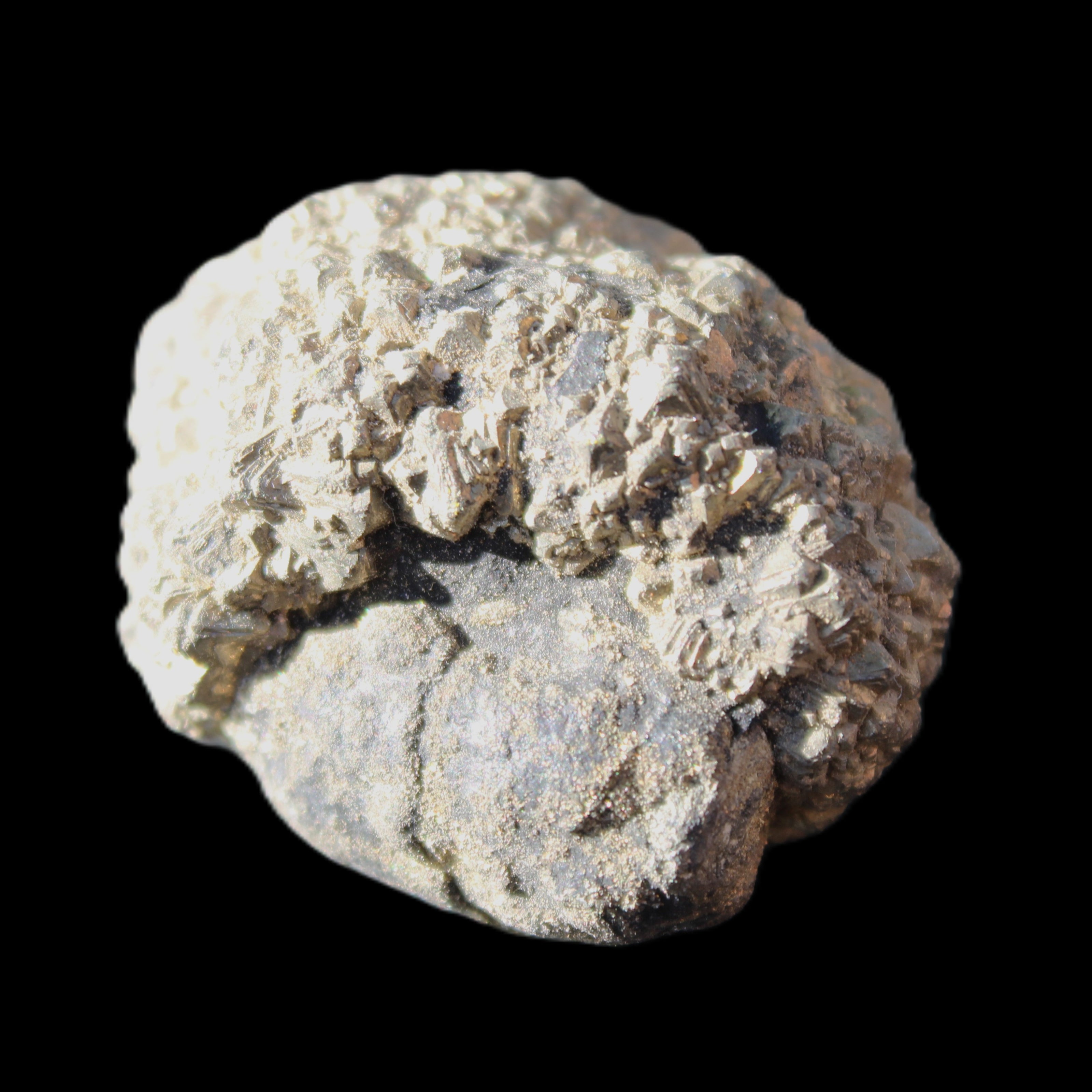 Chalcopyrite cluster from Pakistan 37*29*29mm 70g in sunlight - Rocks and Things Store