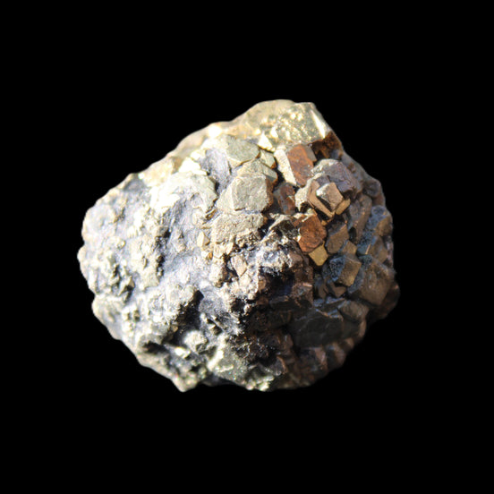 Chalcopyrite cluster from Pakistan 30*25*23mm 54.5g in sunlight - Rocks and Things Store