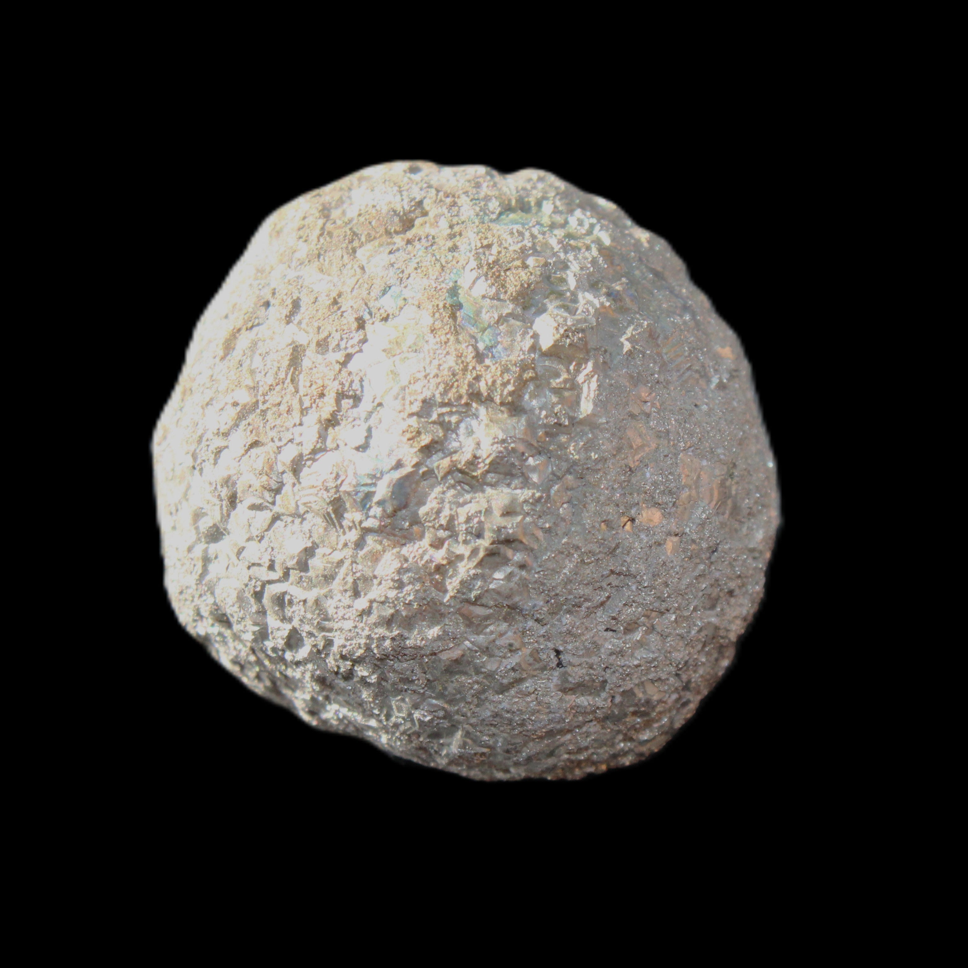 Chalcopyrite cluster sphere from Pakistan 25mm 41g in sunlight - Rocks and Things Store