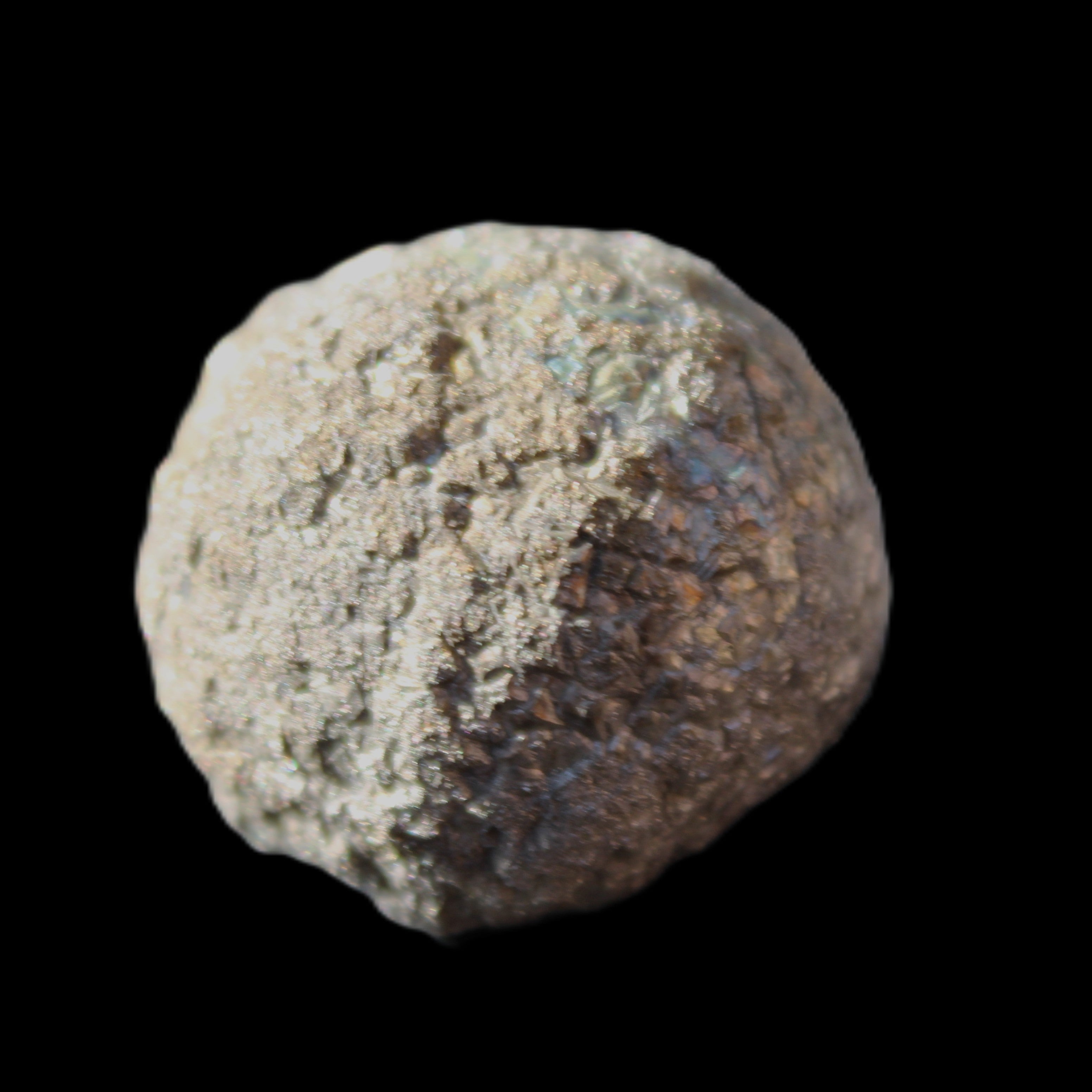 Chalcopyrite cluster sphere from Pakistan 25mm 41g in sunlight - Rocks and Things Store
