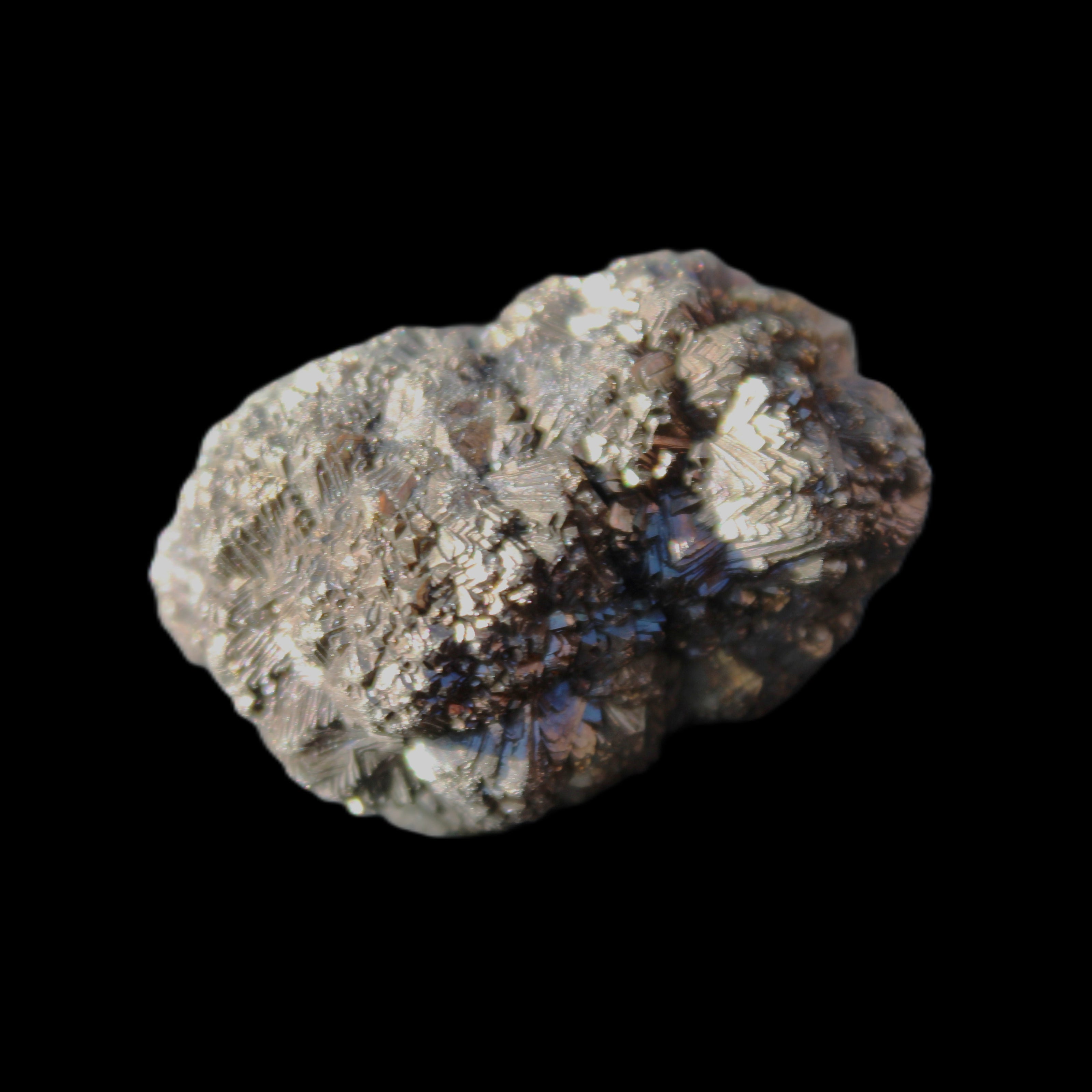 Chalcopyrite cluster from Pakistan 35*27*22mm 46.8g in sunlight - Rocks and Things Store