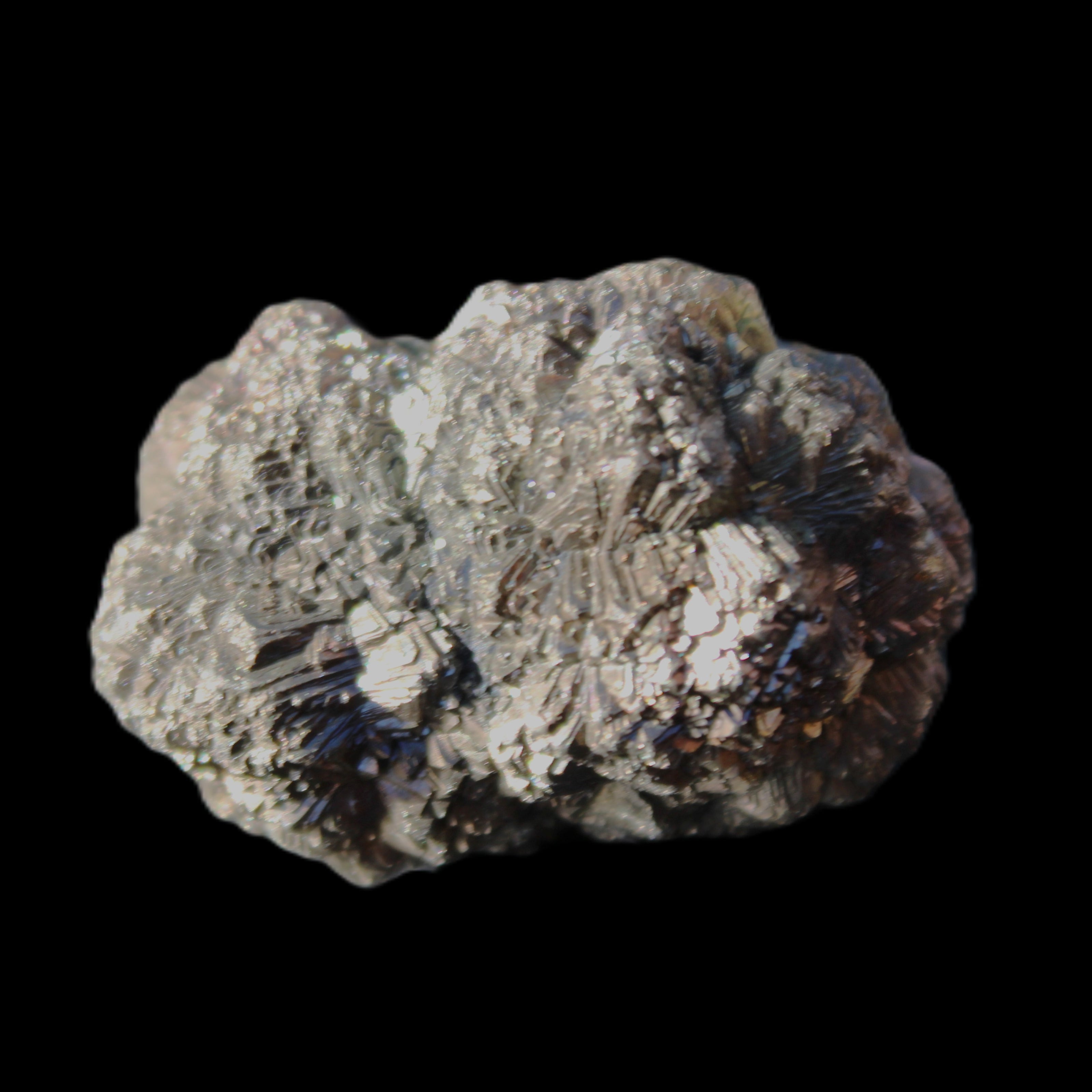 Chalcopyrite cluster from Pakistan 35*27*22mm 46.8g in sunlight - Rocks and Things Store