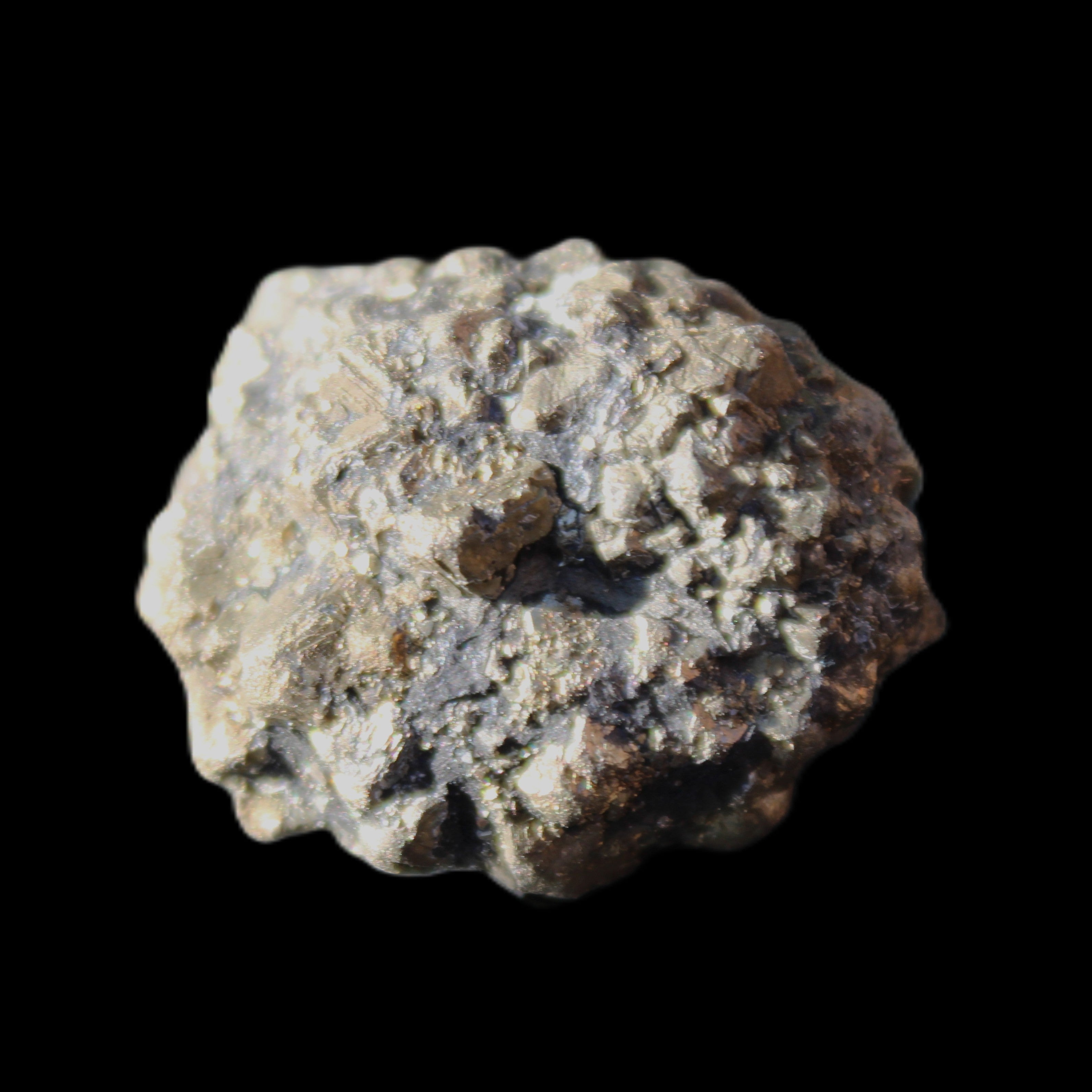 Chalcopyrite cluster from Pakistan 30*24*24mm 40g in sunlight - Rocks and Things Store