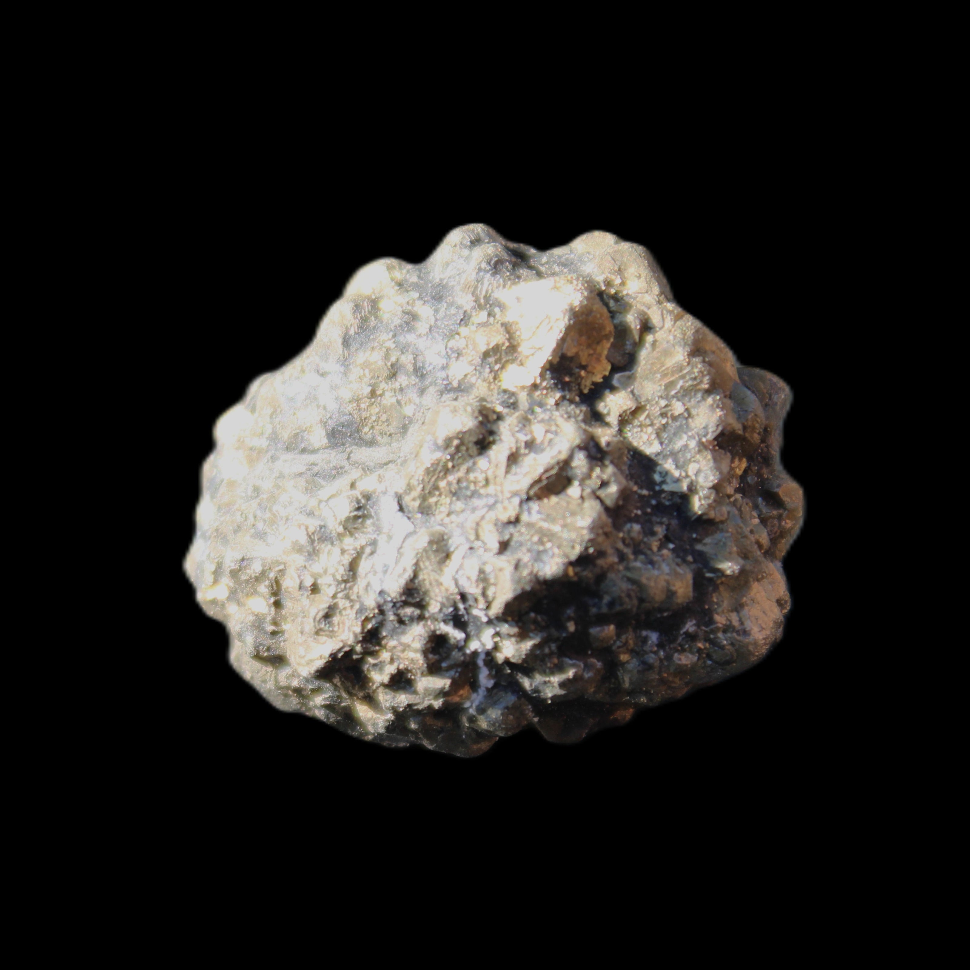 Chalcopyrite cluster from Pakistan 30*24*24mm 40g in sunlight - Rocks and Things Store