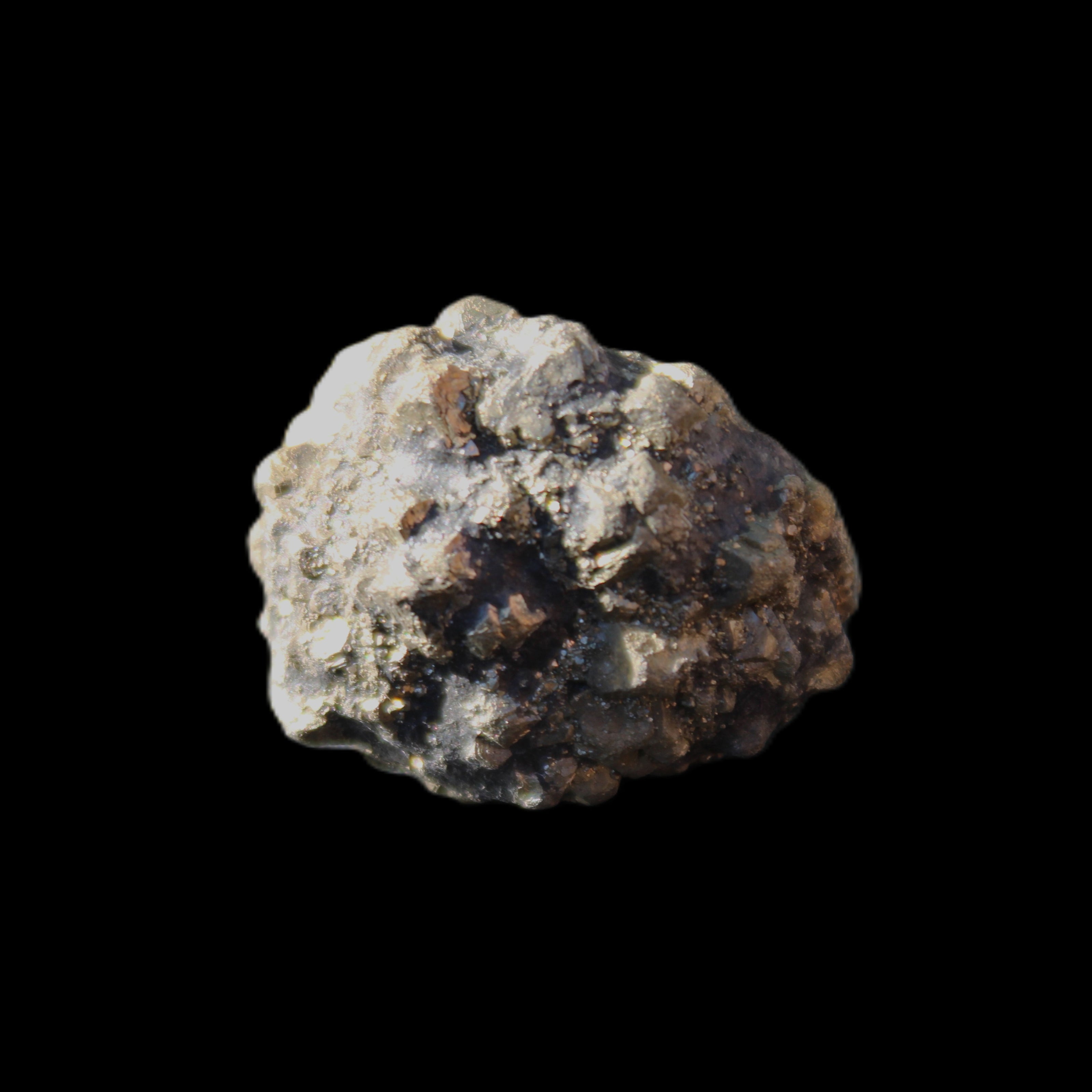 Chalcopyrite cluster from Pakistan 30*24*24mm 40g in sunlight - Rocks and Things Store