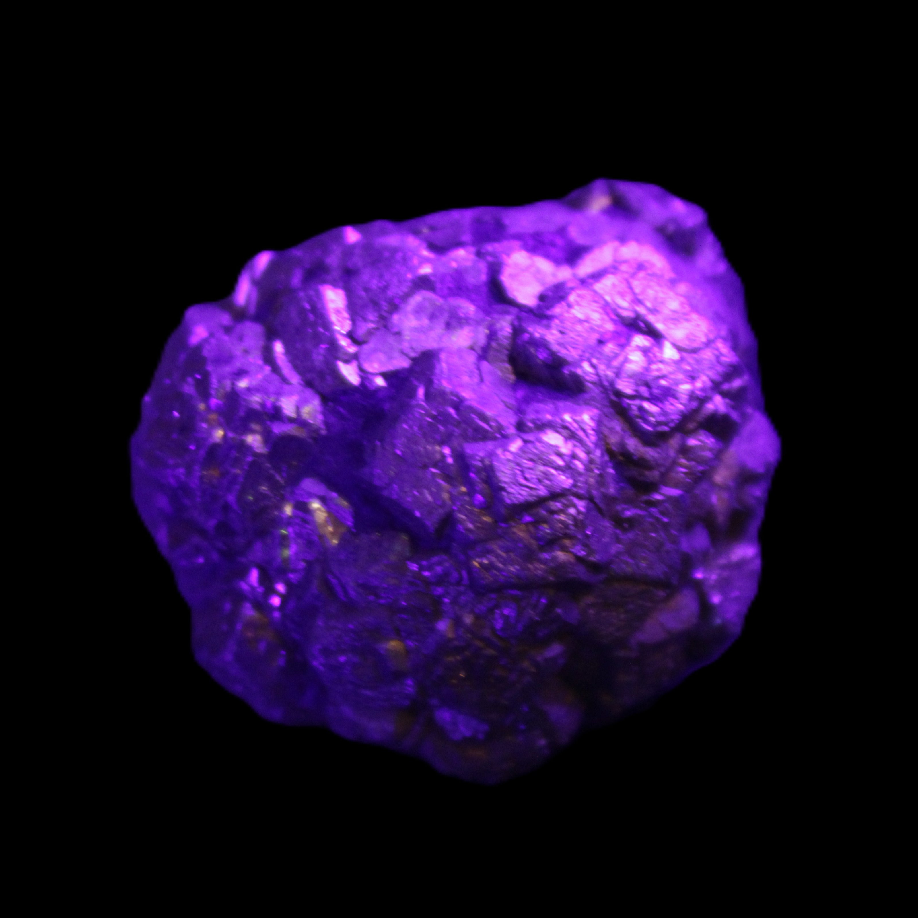 Chalcopyrite cluster from Pakistan 32*30*25mm 63.5g in sunlight - Rocks and Things Store