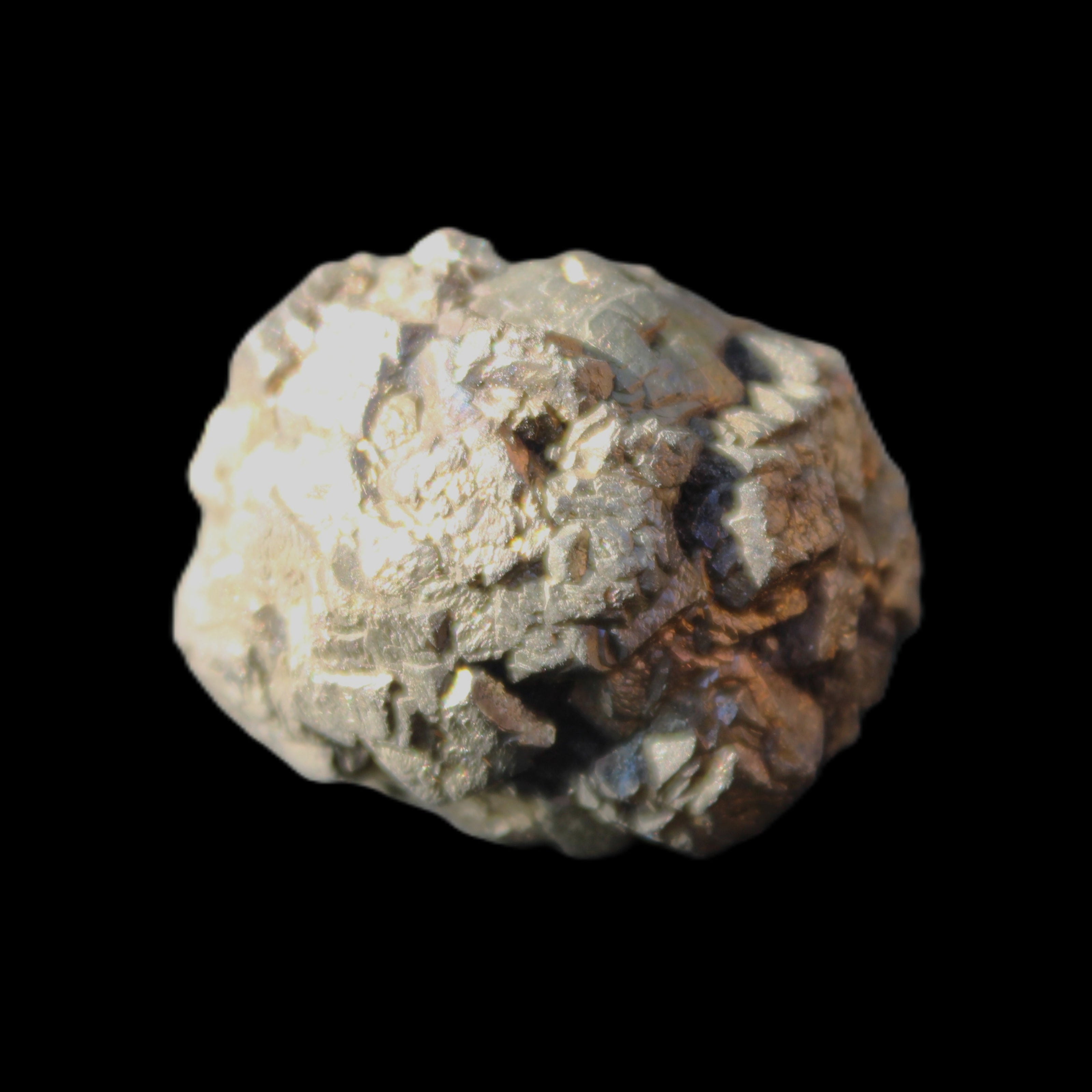 Chalcopyrite cluster from Pakistan 32*30*25mm 63.5g in sunlight - Rocks and Things Store