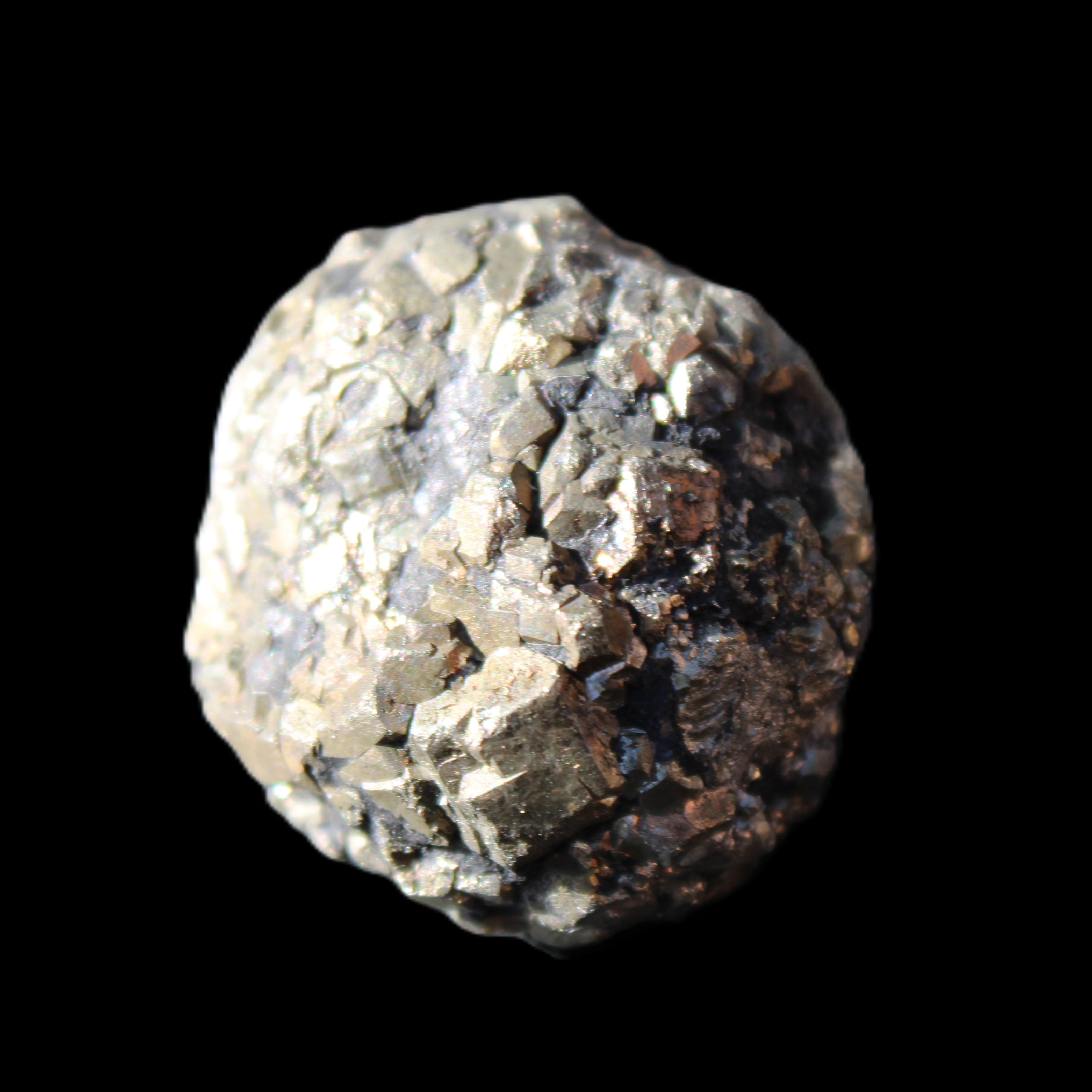 Chalcopyrite cluster from Pakistan 30*25*20mm 51.6g in sunlight - Rocks and Things Store