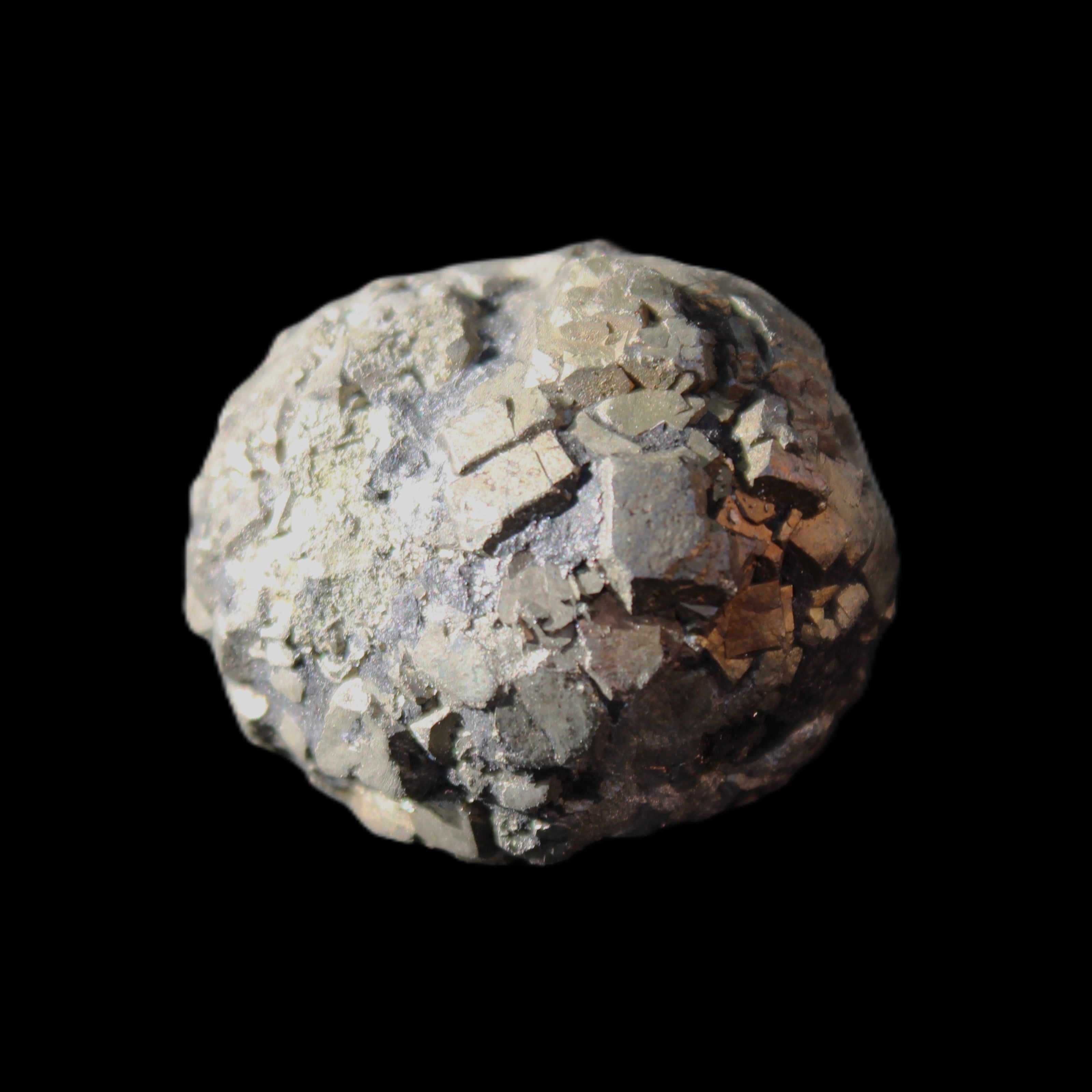 Chalcopyrite cluster from Pakistan 30*25*20mm 51.6g in sunlight - Rocks and Things Store