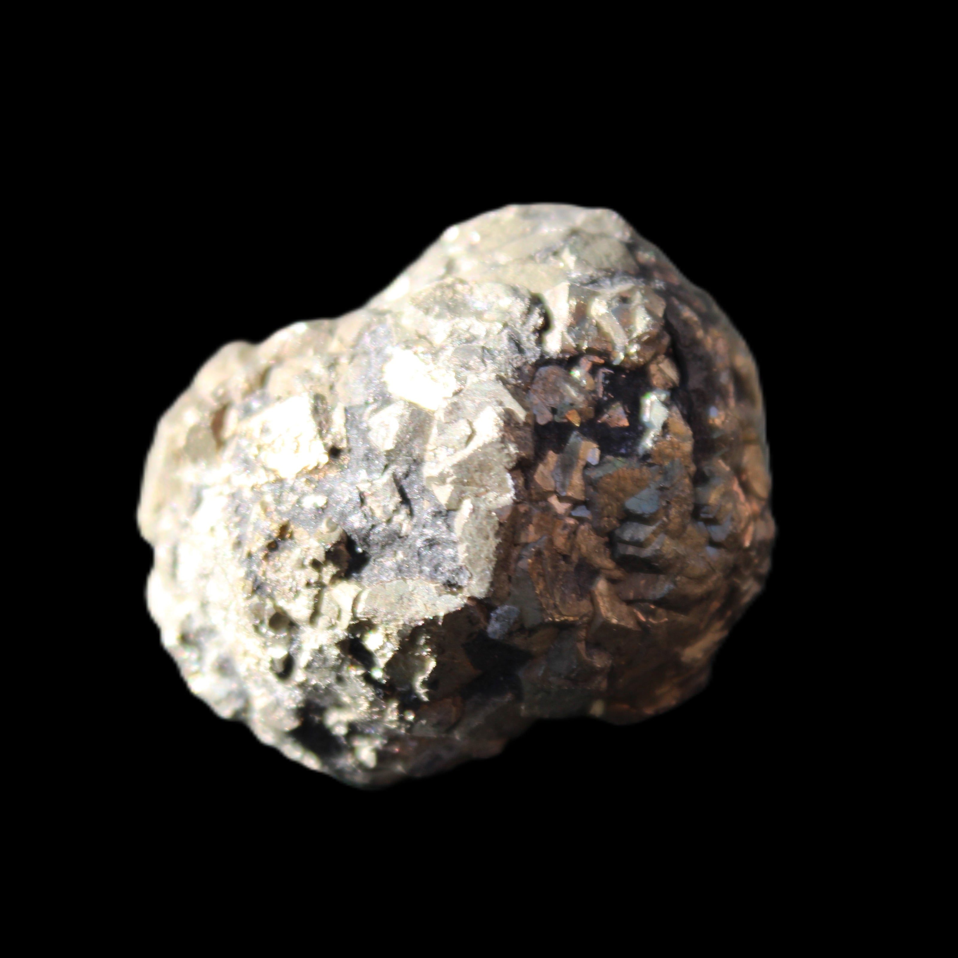 Chalcopyrite cluster from Pakistan 30*25*20mm 51.6g in sunlight - Rocks and Things Store