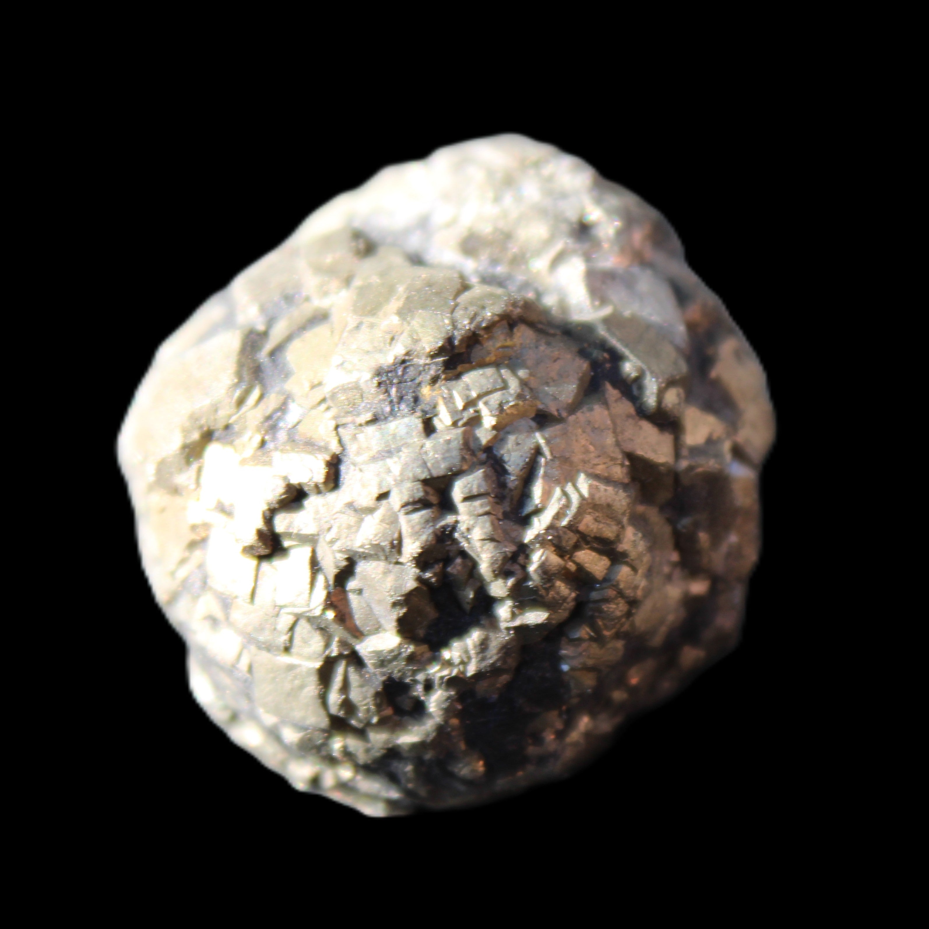 Chalcopyrite cluster from Pakistan 30*25*20mm 51.6g in sunlight - Rocks and Things Store