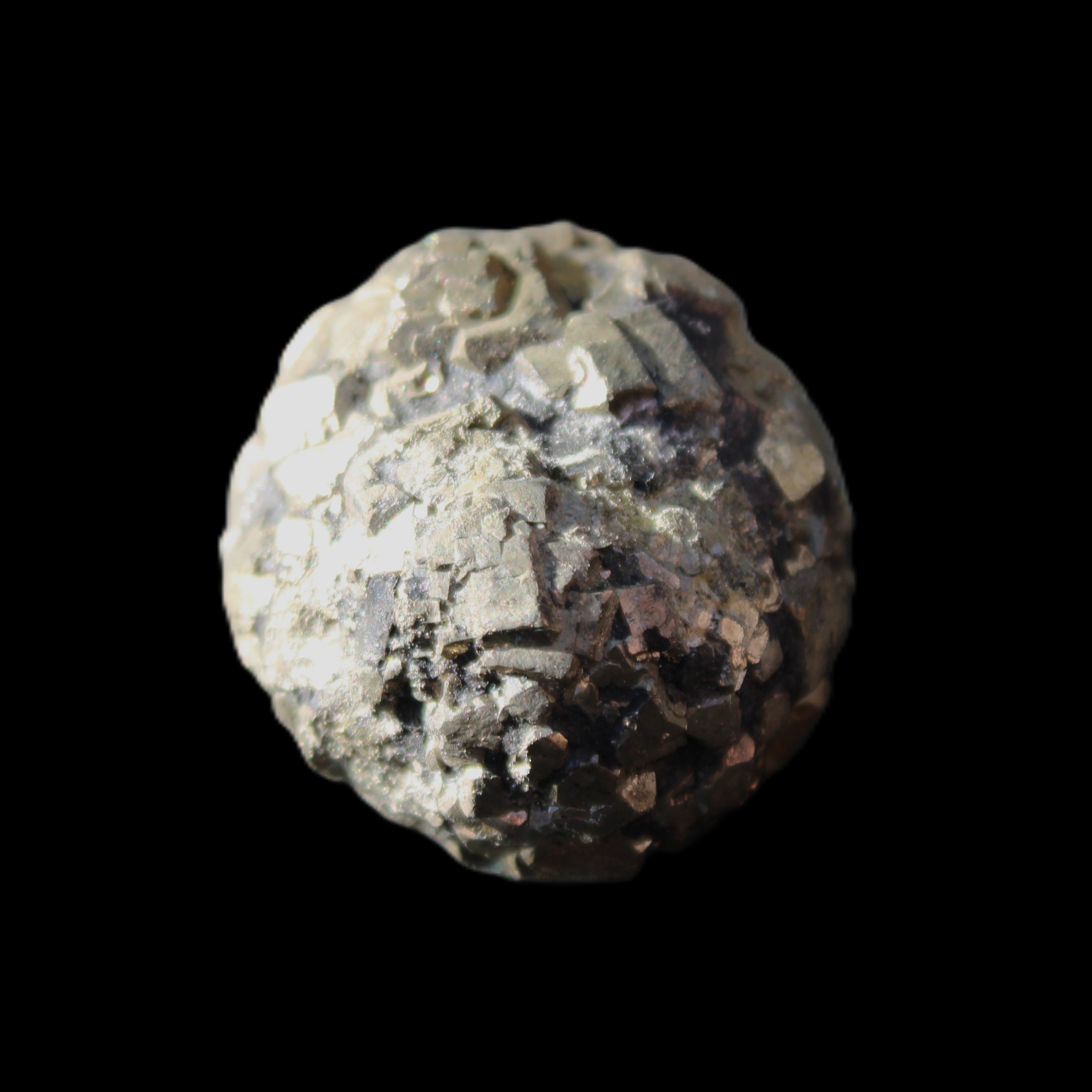 Chalcopyrite cluster from Pakistan 30*25*20mm 51.6g in sunlight - Rocks and Things Store