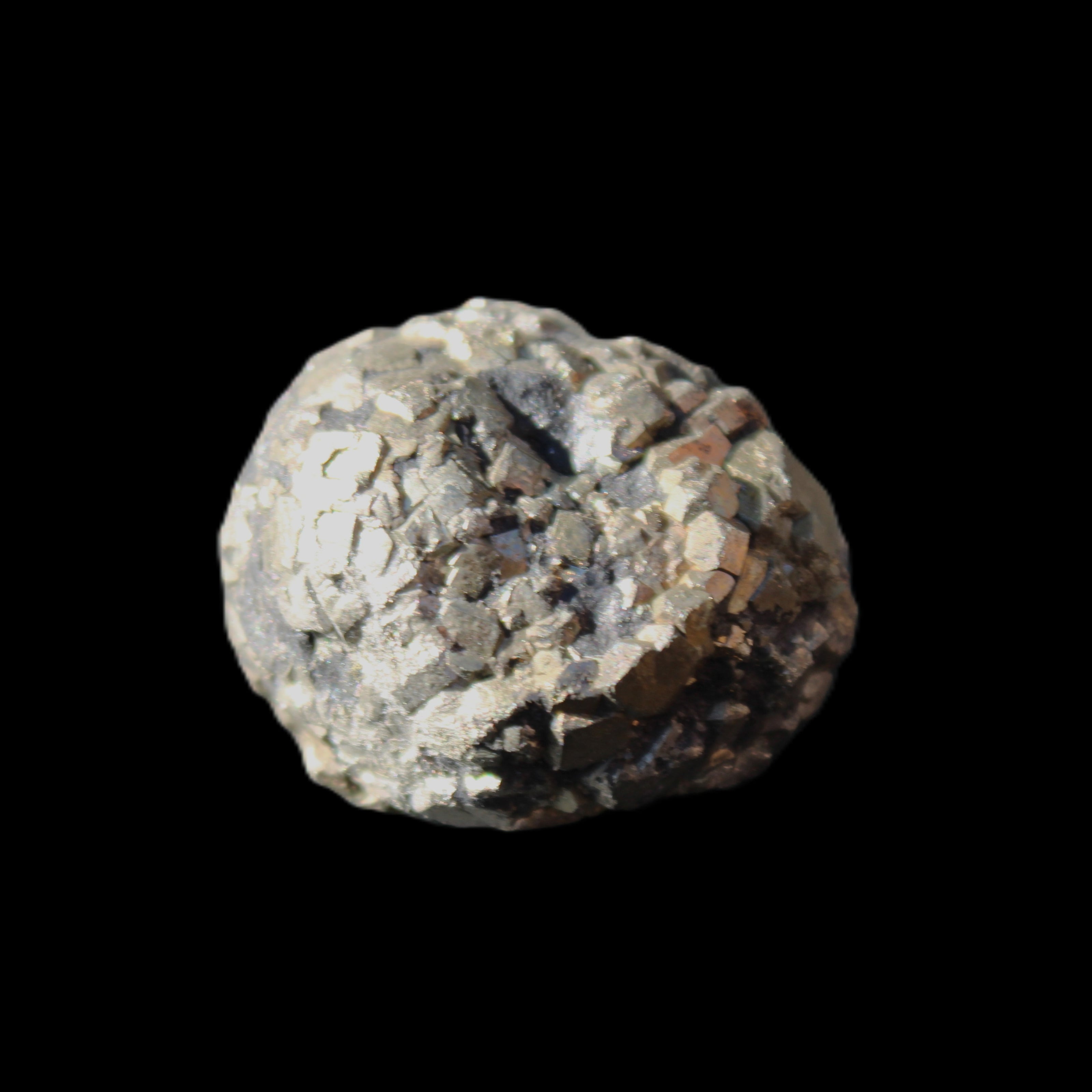 Chalcopyrite cluster from Pakistan 30*25*20mm 51.6g in sunlight - Rocks and Things Store