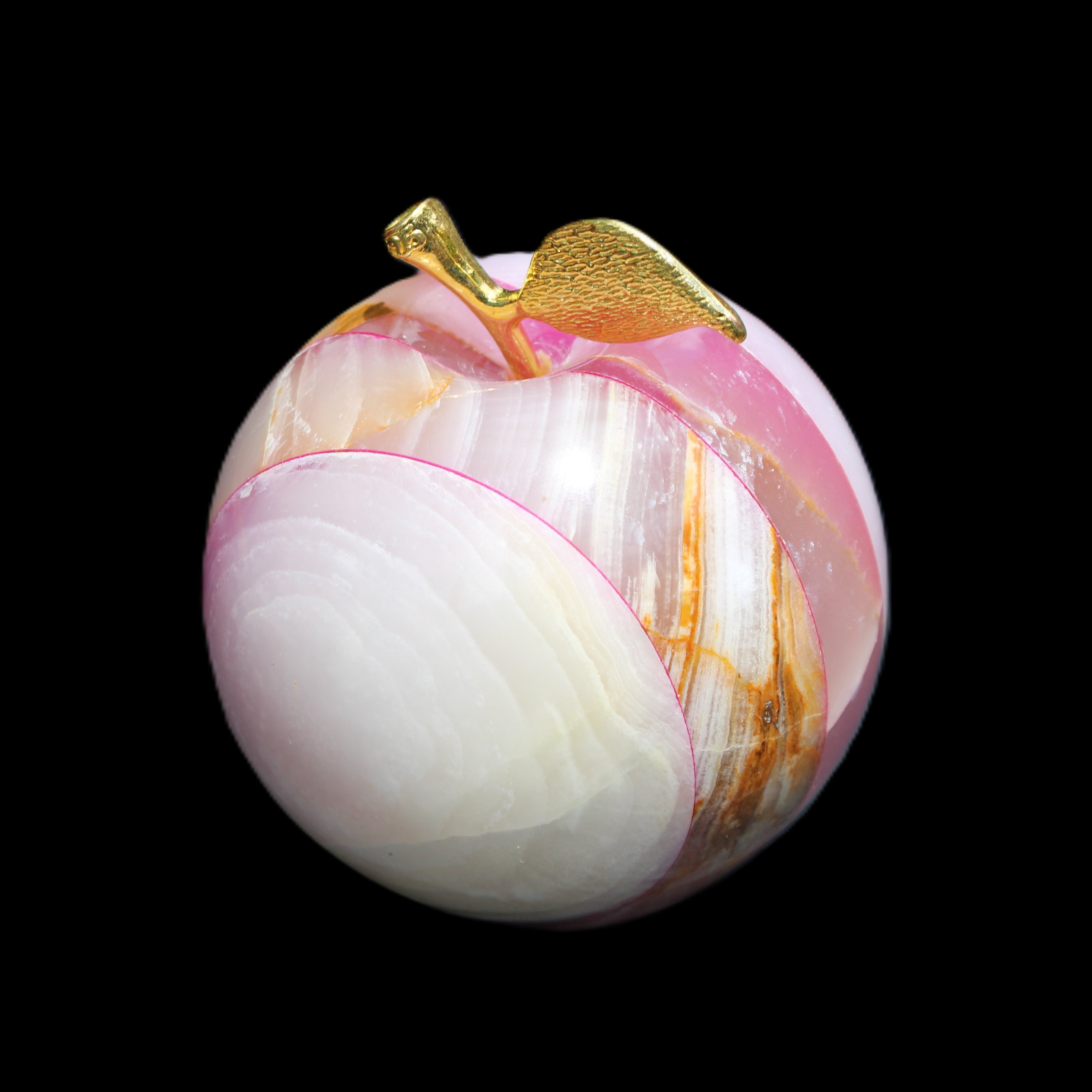 Pink Lady Afghan Jade Onyx Apple 60*76mm 414g in sunshine - Rocks and Things Store