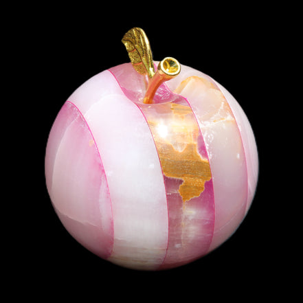 Pink Lady Afghan Jade Onyx Apple 60*76mm 414g in sunshine - Rocks and Things Store