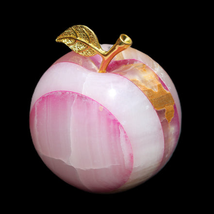 Pink Lady Afghan Jade Onyx Apple 60*76mm 414g in sunshine - Rocks and Things Store