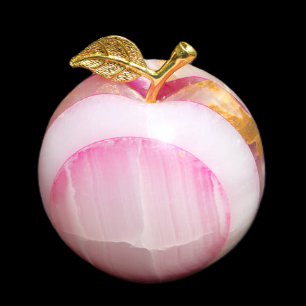 Pink Lady Afghan Jade Onyx Apple 60*76mm 414g in sunshine - Rocks and Things Store