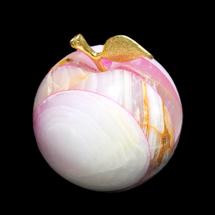 Pink Lady Afghan Jade Onyx Apple 60*76mm 414g in sunshine - Rocks and Things Store