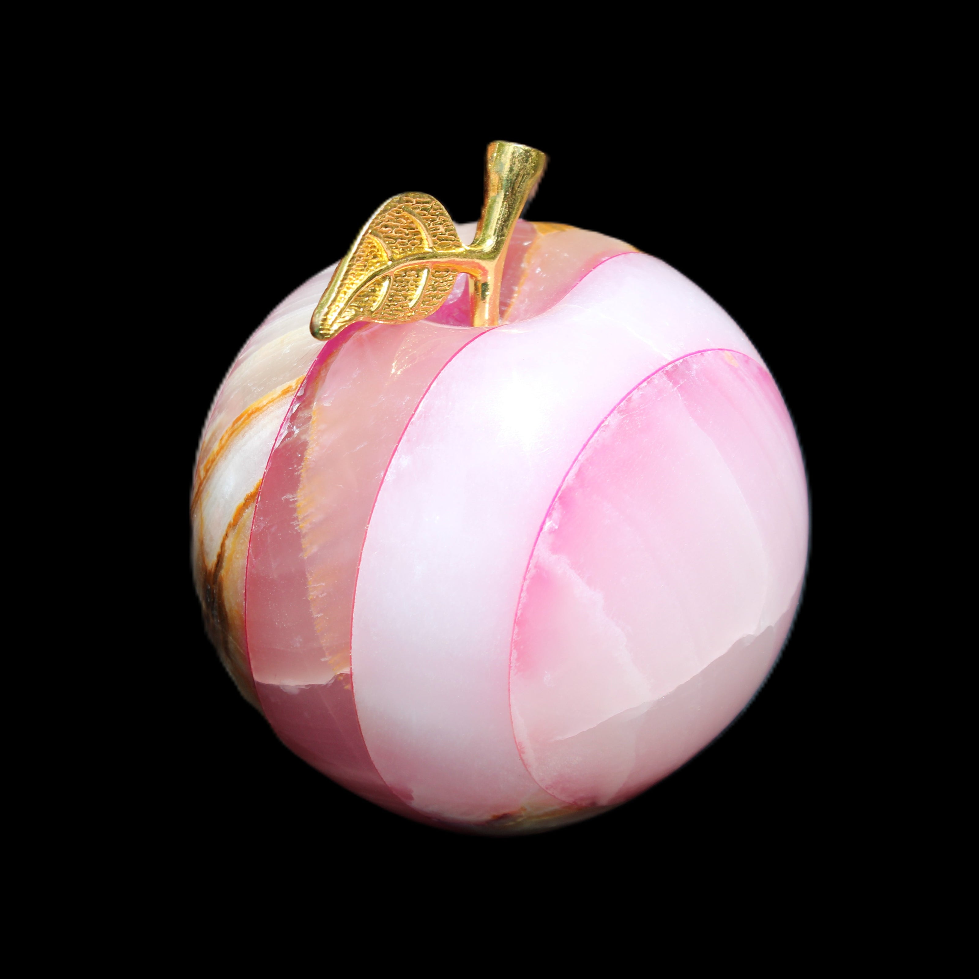 Pink Lady Afghan Jade Onyx Apple 60*76mm 414g in sunshine - Rocks and Things Store