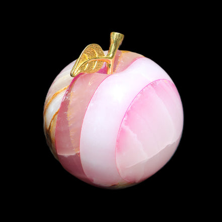 Pink Lady Afghan Jade Onyx Apple 60*76mm 414g in sunshine - Rocks and Things Store