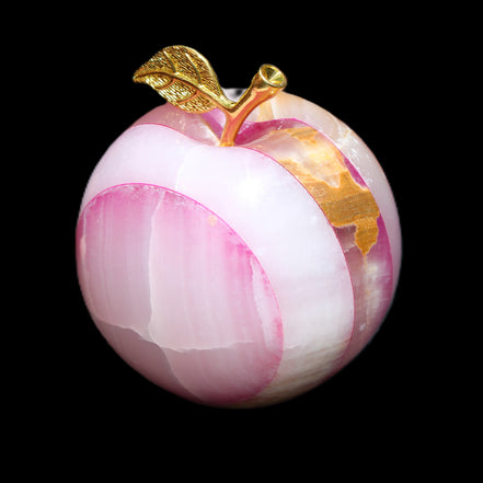 Pink Lady Afghan Jade Onyx Apple 60*76mm 414g in sunshine - Rocks and Things Store