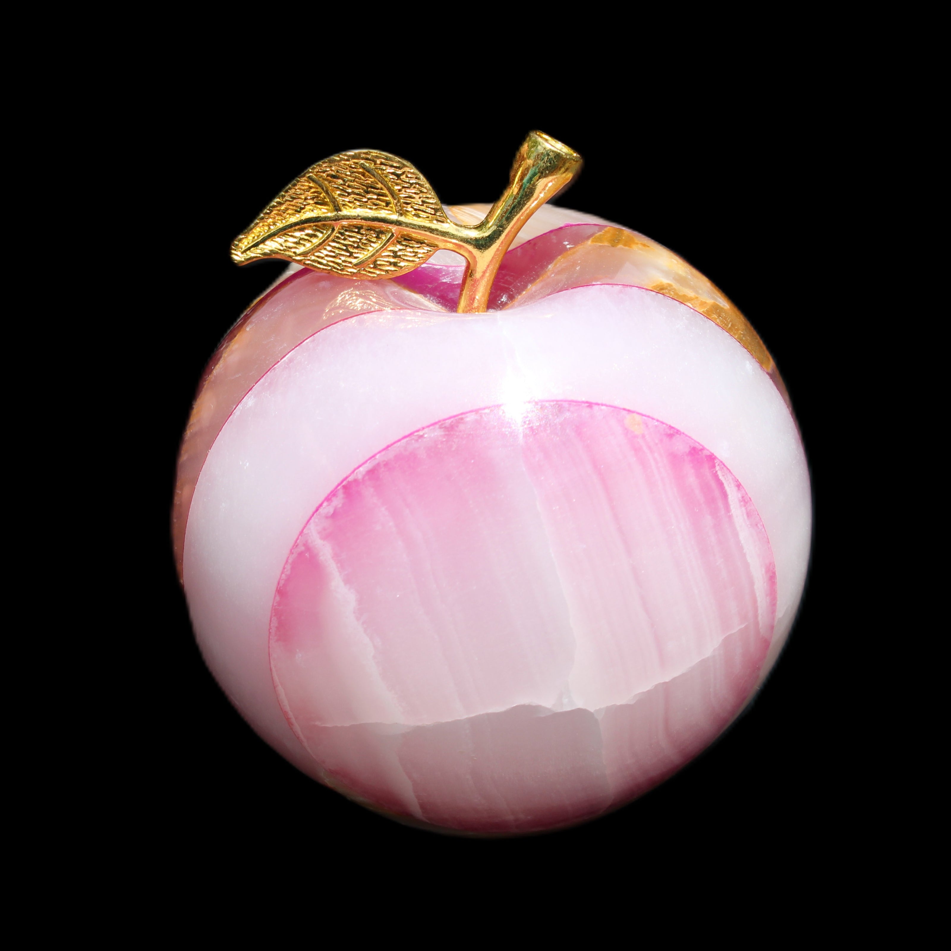 Pink Lady Afghan Jade Onyx Apple 60*76mm 414g in sunshine - Rocks and Things Store