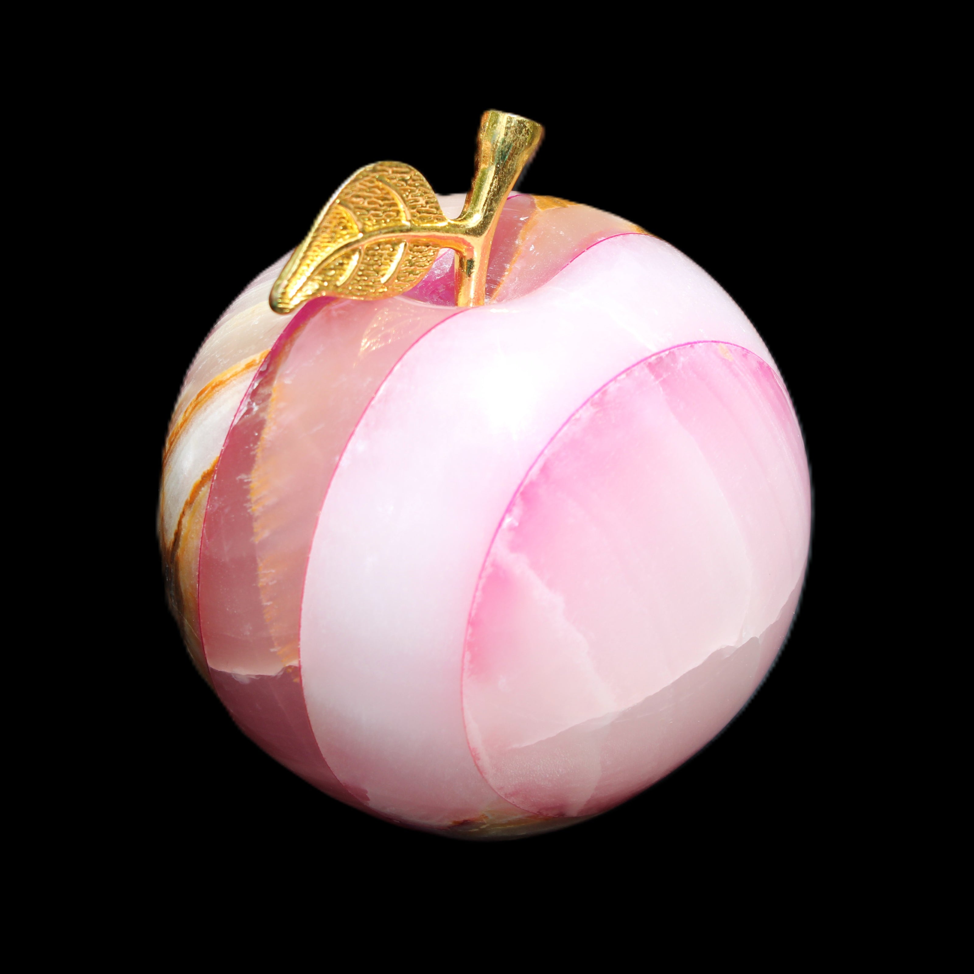 Pink Lady Afghan Jade Onyx Apple 60*76mm 414g in sunshine - Rocks and Things Store