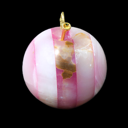 Afghan Jade Onyx hand-carved Apple varieties 75mm 384-414g in sunlight - Rocks and Things Store