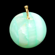 Granny Smith Afghan Jade Onyx Apple 64*80mm 398g