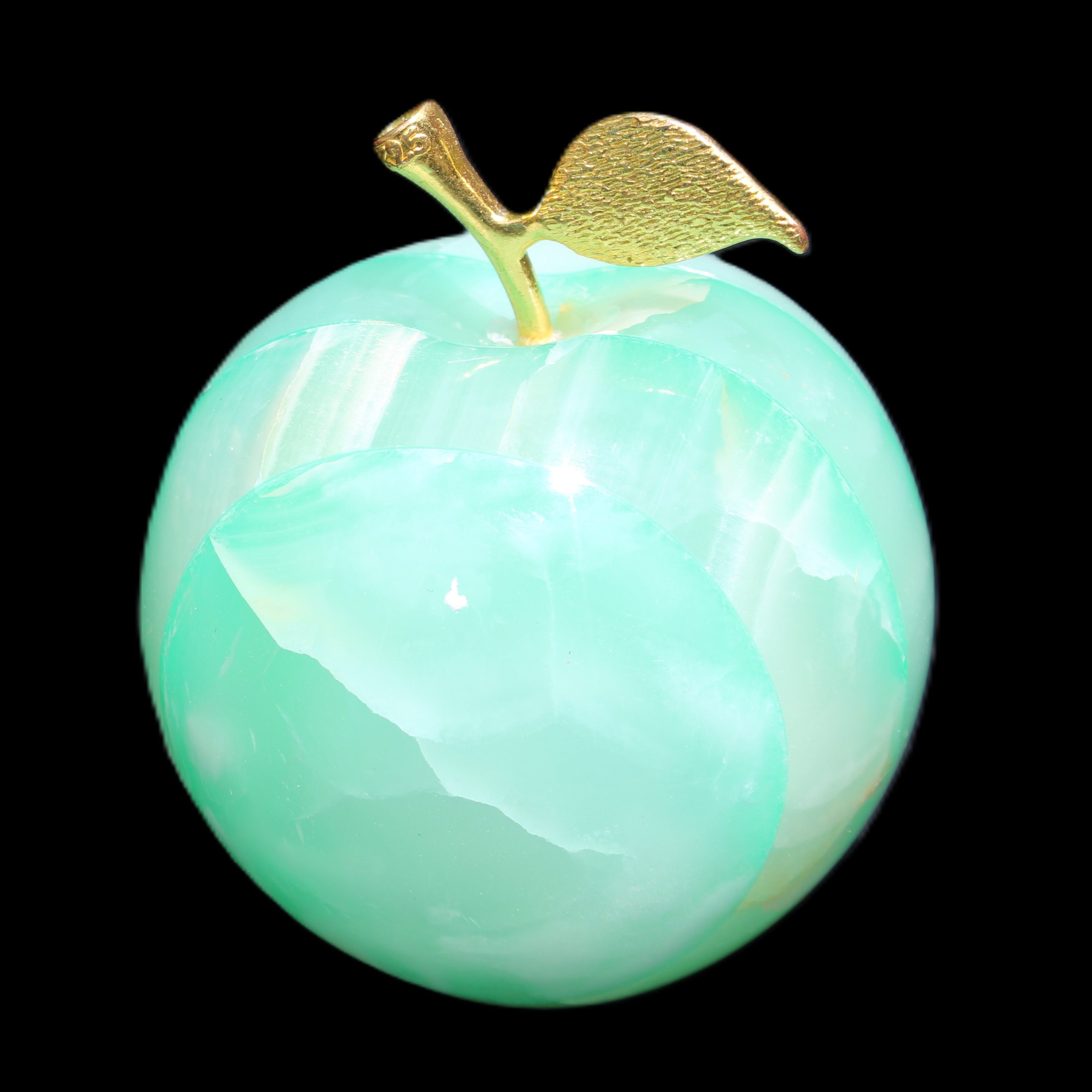 Granny Smith Afghan Jade Onyx Apple 64*80mm 398g