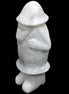 White Jade Olde Style Father Christmas 140-152mm 646-704g in sunlight - Rocks and Things Store