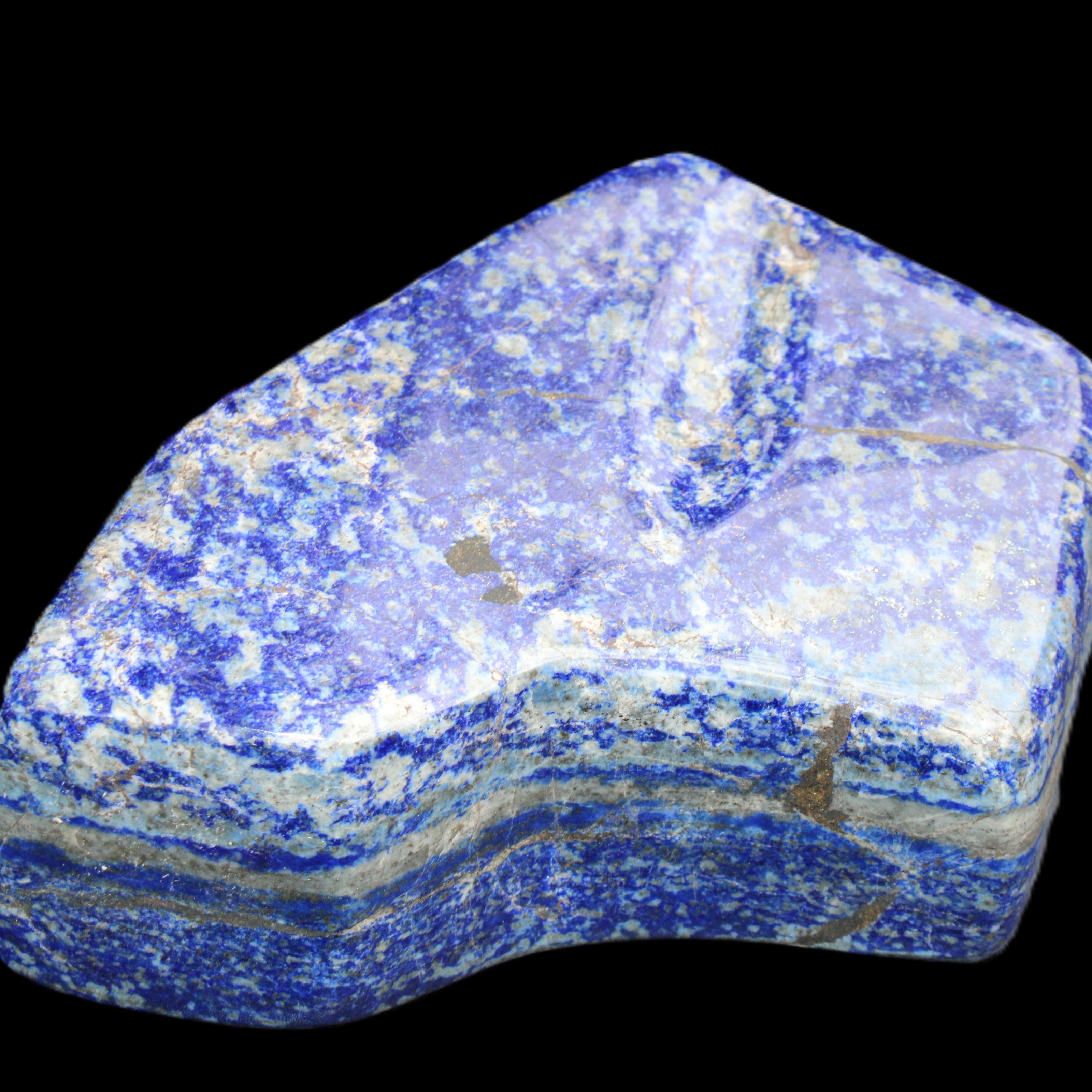 Lapis Lazuli freeform 120*83*36mm 745g in sunlight - Rocks and Things Store