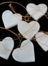 Christmas tree decoration shapes - 6 White Jade 38-48mm 60-100g in sunlight - Rocks and Things Store