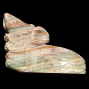 Afghan Jade Dragon's head hand-carved 115*50*84mm 589g in sunlight - Rocks and Things Store