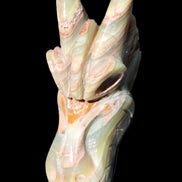 Afghan Jade Dragon's head hand-carved 115*50*84mm 589g in sunlight - Rocks and Things Store