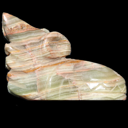 Afghan Jade Dragon's head hand-carved 115*50*84mm 589g in sunlight - Rocks and Things Store