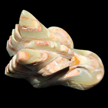 Afghan Jade Dragon's head hand-carved 115*50*84mm 589g in sunlight - Rocks and Things Store