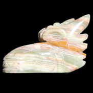 Afghan Jade Dragon's head hand-carved 115*50*84mm 589g in sunlight - Rocks and Things Store