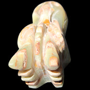 Afghan Jade Dragon's head hand-carved 115*50*84mm 589g in sunlight - Rocks and Things Store