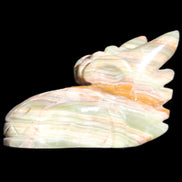 Afghan Jade Dragon's head hand-carved 115*50*84mm 589g in sunlight - Rocks and Things Store