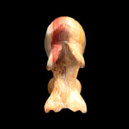 Afghan Jade Leaping Dolphin hand-carved 81*56*30mm 172g in sunlight - Rocks and Things Store