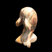 Afghan Jade Leaping Dolphin hand-carved 85*51*35mm 171g in sunlight - Rocks and Things Store