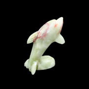 Afghan Jade Leaping Dolphin hand-carved 78*59*30mm 125g in sunlight - Rocks and Things Store