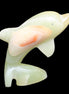 Afghan Jade Leaping Dolphin hand-carved 79*65*27mm 145g in sunlight - Rocks and Things Store