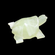 Afghan Jade Turtle hand-carved 78*72*31mm 211g in sunlight - Rocks and Things Store